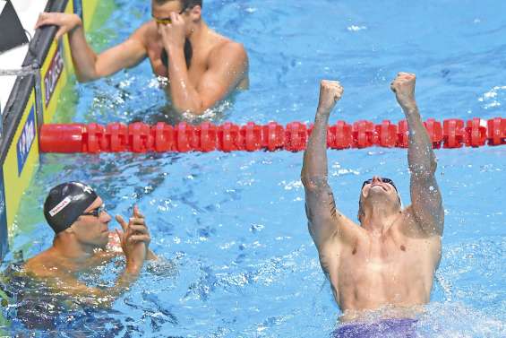 Camille Lacourt range son maillot de bain après un titre mondial
