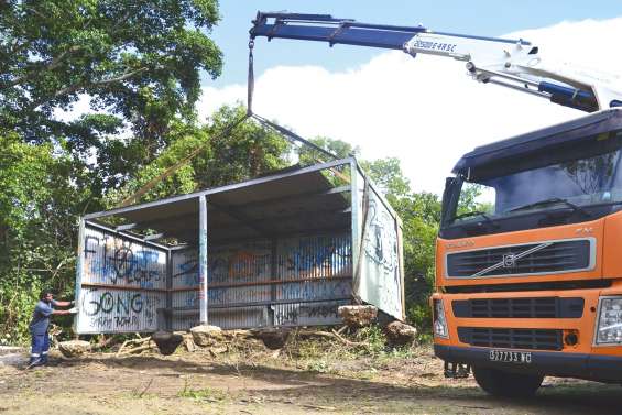 Une guérite en transit