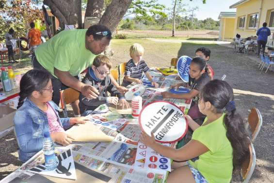 Une grande récréation dédiée à la prévention décentralisée en tribu