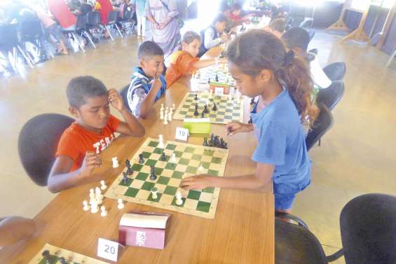 Les échecs ont du succès auprès des enfants