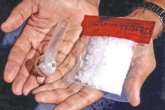 Une saisie record d’ice