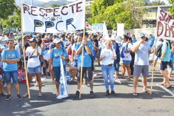 La fonction publique très mobilisée à Papeete