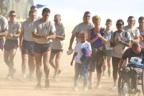 Un entraînement en Calédonie avant la Vallée de la mort