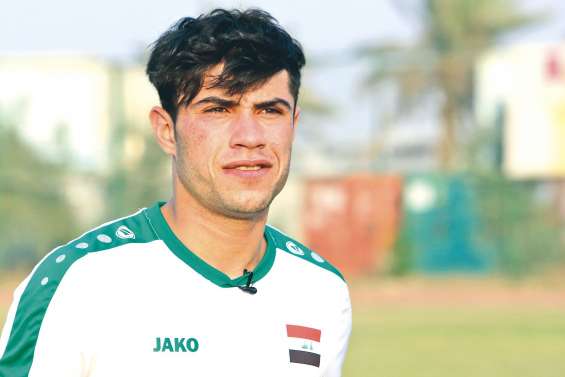 Mohammed Dawood, grand espoir du football irakien et mondial
