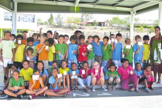 Les écoliers de Téari fiers de leur permis