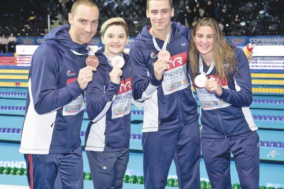 Championnat d'Europe en petit  bassin : 3e médaille pour les Bleus