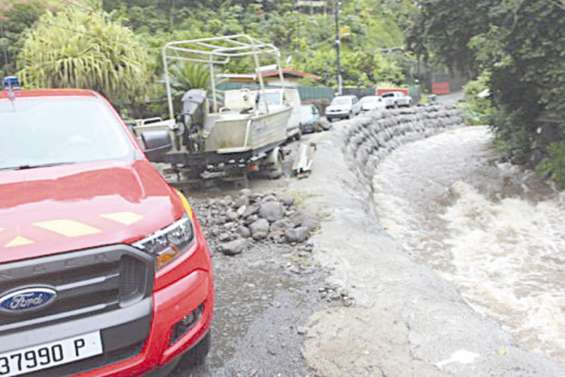 De fortes pluies à Pirae