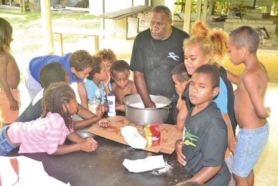 L’apprentissage rythme  les vacances à Téganpaïk