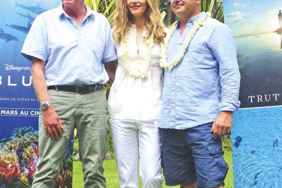 L’équipe de Blue accueillie à Tahiti