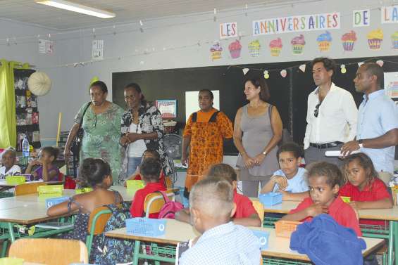 Une rentrée des classes sous l’œil des institutions à Yaté
