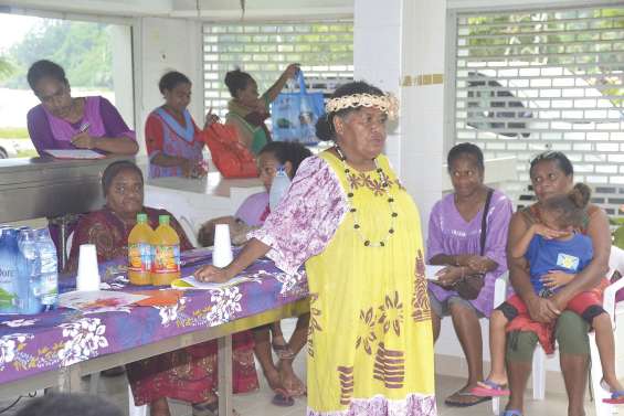 Les femmes ont pris la parole  au marché