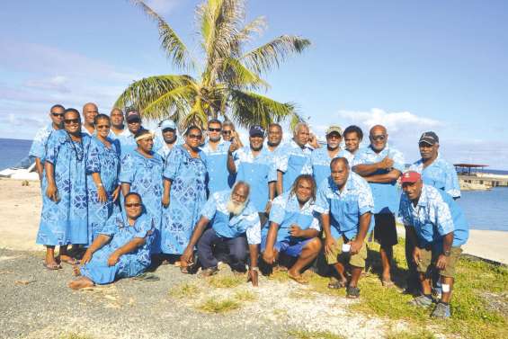 La couleur bleu océan accueille les croisiéristes