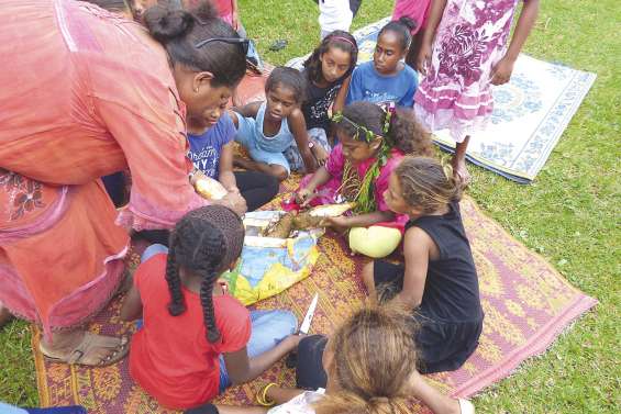 Quatre écoles de Lifou  ont célébré la nouvelle igname