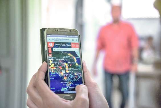 Les départs de feu dans l’œil  de l’application Vulcain