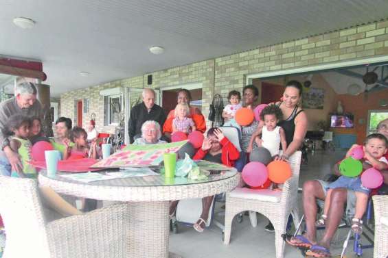 Un moment de complicité entre générations