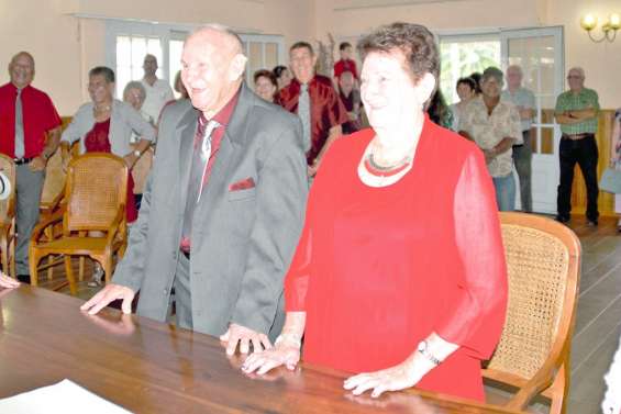 Les noces de diamant de Michelle et Roger