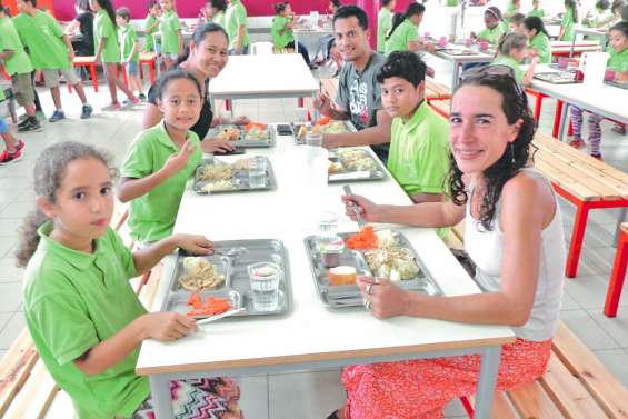 Les parents sont retournés  en enfance à l’école