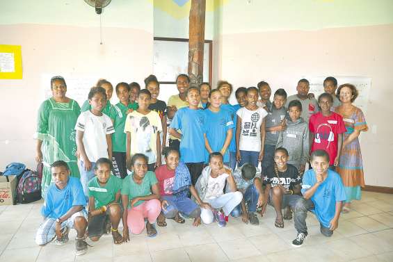 Les délégués de classe formés tous ensemble