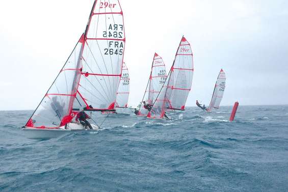 Les jeunes marins en 29er progressent à vue d’œil