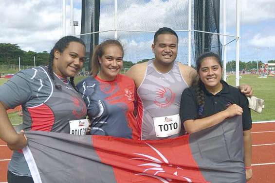 Six médailles pour le premier jour au Vanuatu