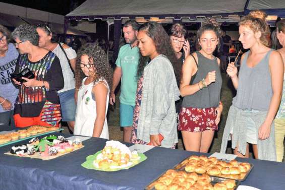Une rue piétonne sucrée
