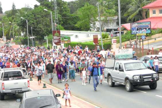 550 personnes ont marché pour soutenir Mireille