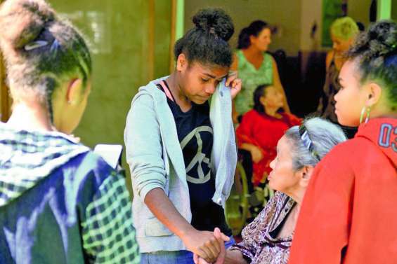 Un moment d’échanges entre lycéens et anciens