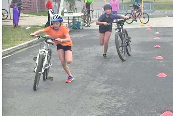 Un triathlon ludique  destiné aux plus jeunes