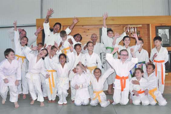 Les jeunes karatékas en quête d’une nouvelle ceinture