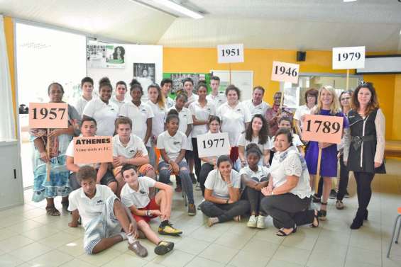 Les femmes actrices de l’histoire s’affichent au collège