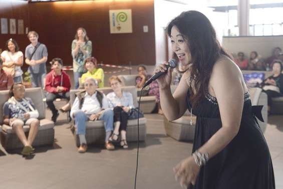 Sachiko Kaiyama en concert au centre socioculturel