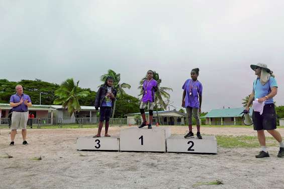 Tous les collégiens d’Ouvéa en course