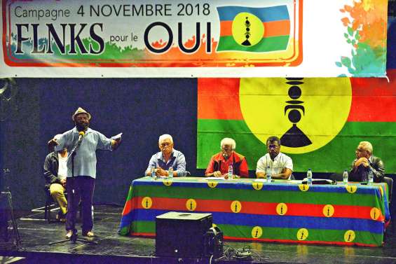 Premier meeting de campagne du FLNKS