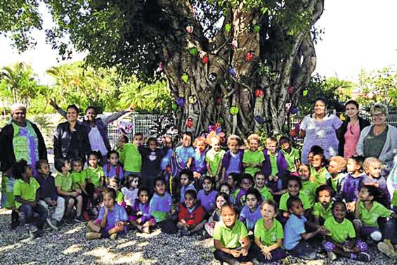 Une ferme dans la cour  de l’école maternelle