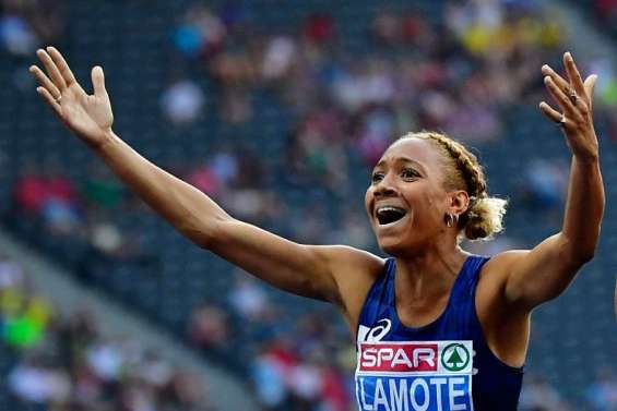 Renelle Lamote en finale du 800 mètres