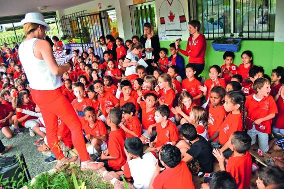 La langue anglaise fêtée dans l’école bilingue Louis-Henri-Galinié