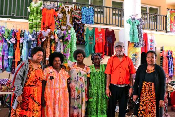 Un marché spécial Vanuatu ce matin au Dock