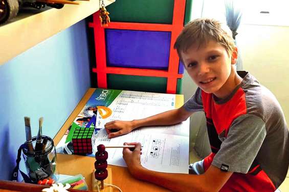 Lucas en finale du championnat international des jeux de maths