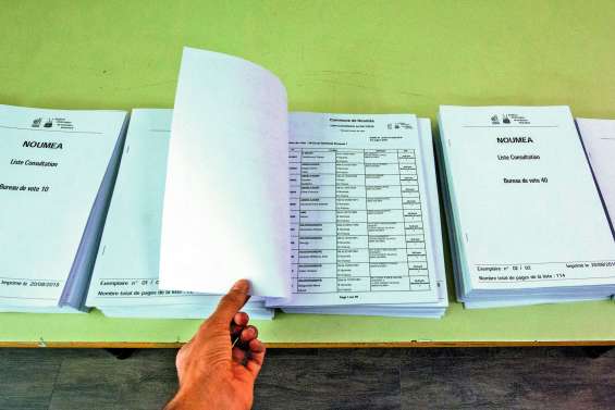 Les listes du référendum dans les mairies
