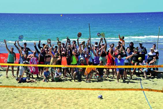 Le beach tennis a fait son show à Tiéti
