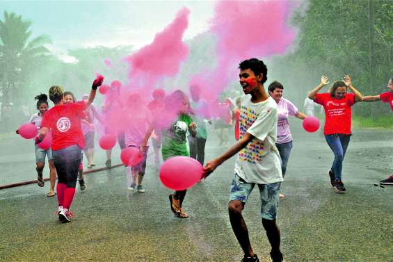 Le rose était de sortie à Koumac