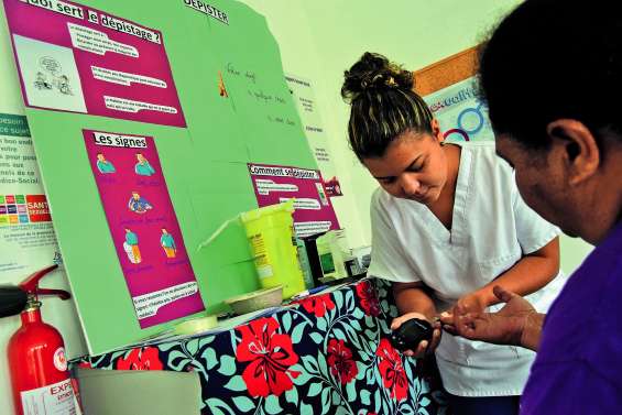 Deux équipes sur le terrain pour sensibiliser aux risques du diabète