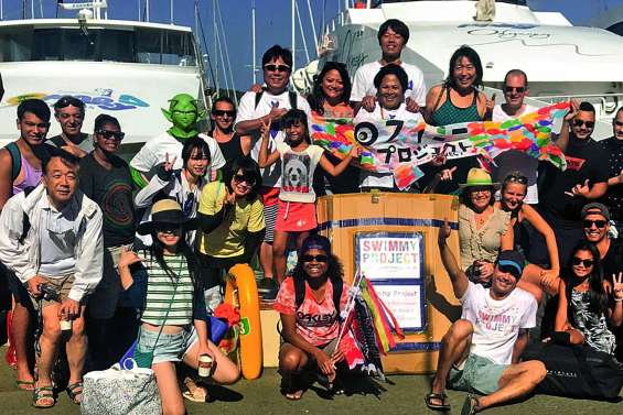 Un vol de carpes  au phare Amédée