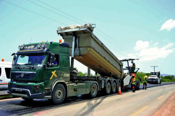 Avis de prudence à l’entrée Sud de Koumac
