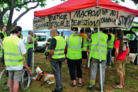 Une quarantaine de gilets jaunes mobilisés à Port-Moselle