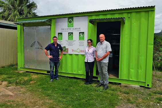 Un container pour recycler le gros électroménager