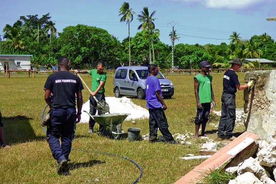 Une section du RSMA au service de la population