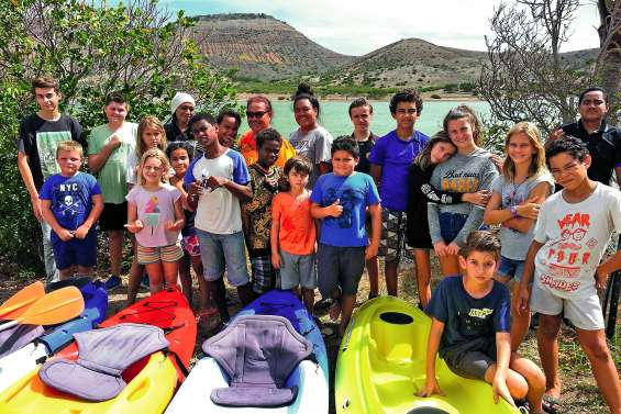 Le dernier camp de vacances de l’été à Bouraké
