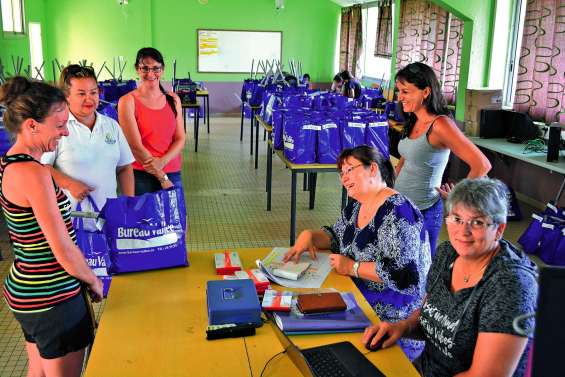 La distribution des fournitures scolaires a débuté