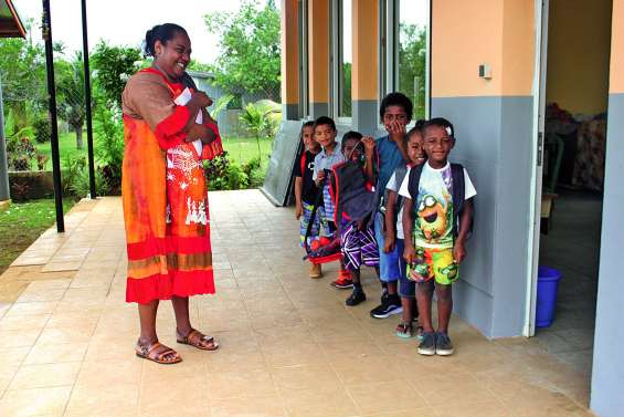 Premier jour à la maternelle de Siloam